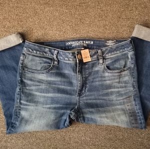 American Eagle Low Rise Jegging Cropped Jeans 16